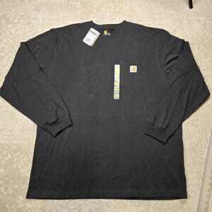 Carhartt Men's Long Sleeve Shirt Original Fit Heavyweight Pocket Size 2XL - NWT